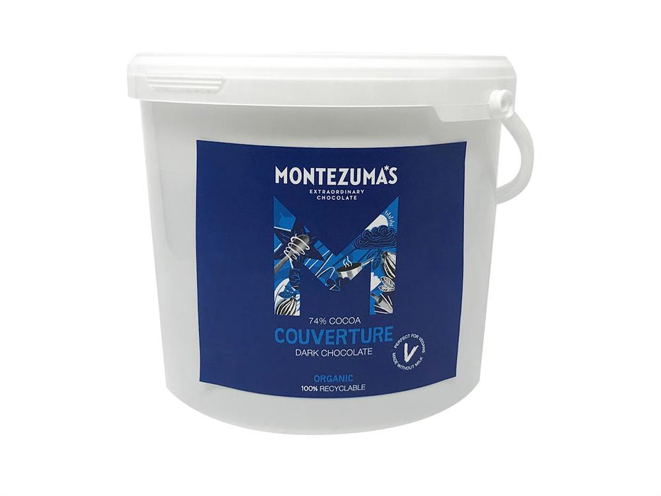 Montezumas Chocolate Organic Dark Couverture 3KG