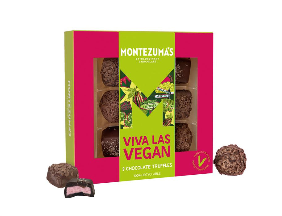 Montezumas Chocolate Viva Las Vegan 9 Choc Truffles 110g