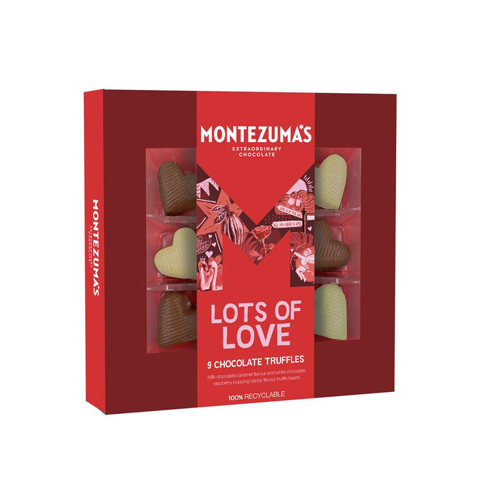 Montezumas Chocolate Lots of Love Truffle Hearts 90g