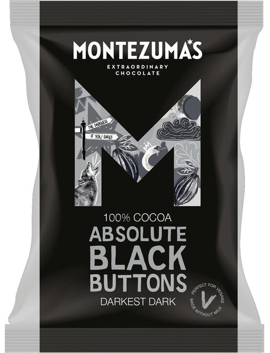 Montezumas Absolute Black Buttons 120g