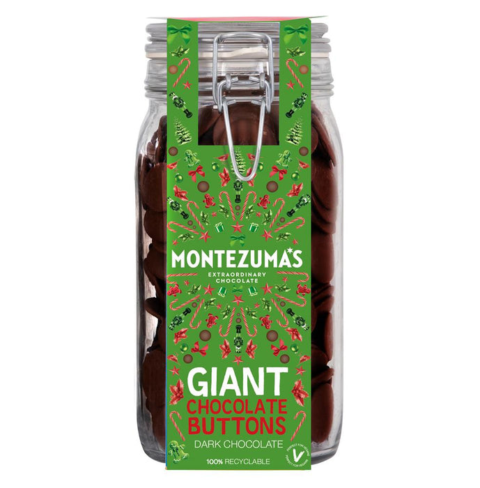 Montezumas Giant Dark Buttons Jar 900g