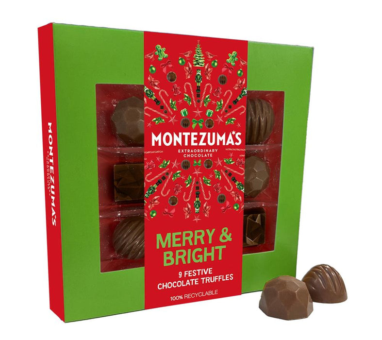 Montezumas Merry & Bright Truffle Box 120g