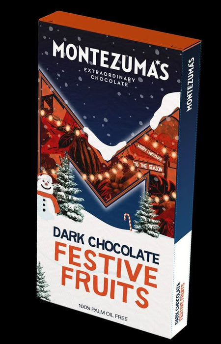 Montezumas Dark Chocolate Festive Fruits 300g