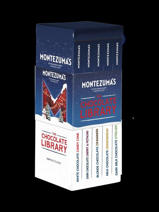 Montezumas Festive Chocolate Bar Library 5 x 90g
