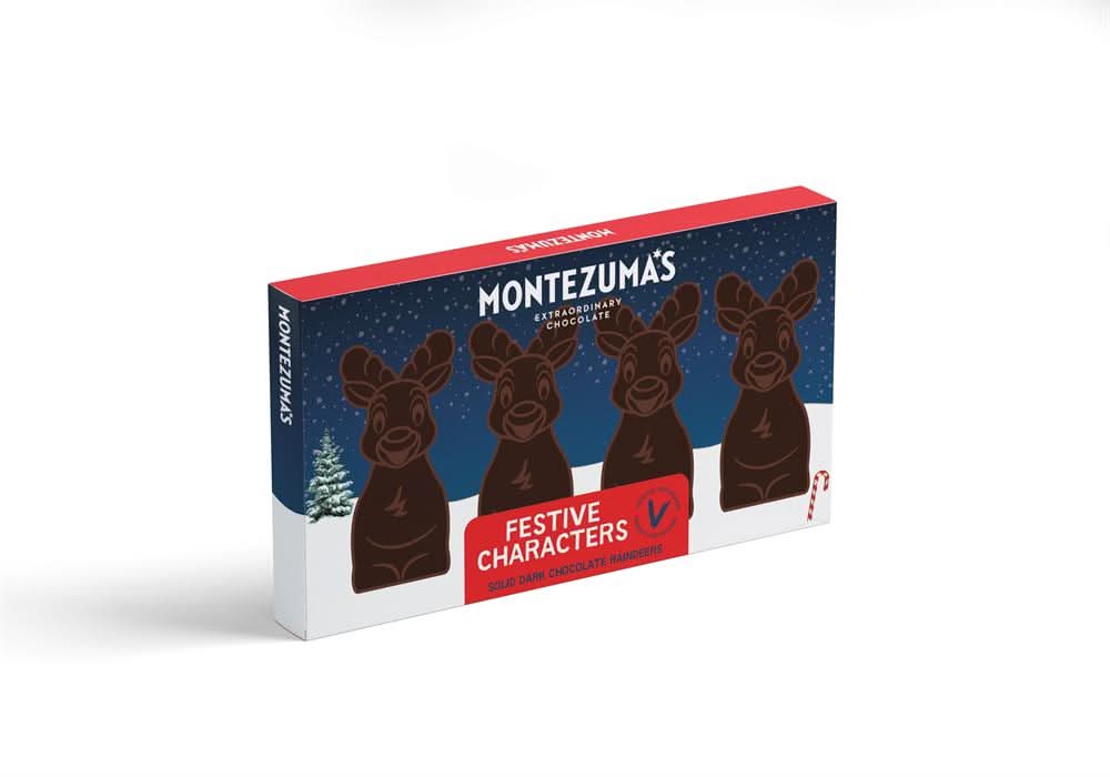 Montezumas Dark Chocolate Reindeers 60g