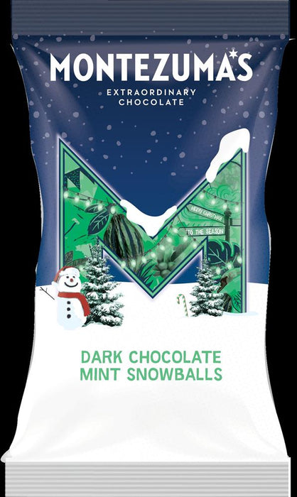 Montezumas Chocolate Dark Choc Mint Snowballs Bag 120g