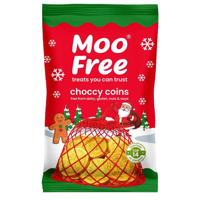 Moo Free Choccy Coins 49g