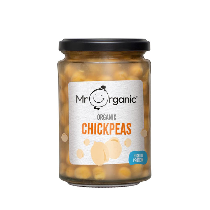 Mr Organic Chickpeas (in glass jar) 350g