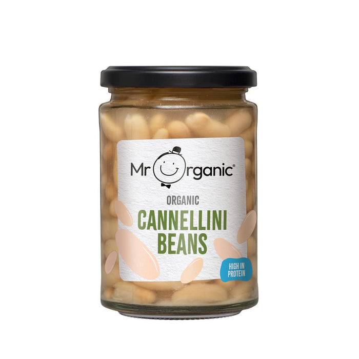 Mr Organic Cannellini Beans (in glass jar) 350g
