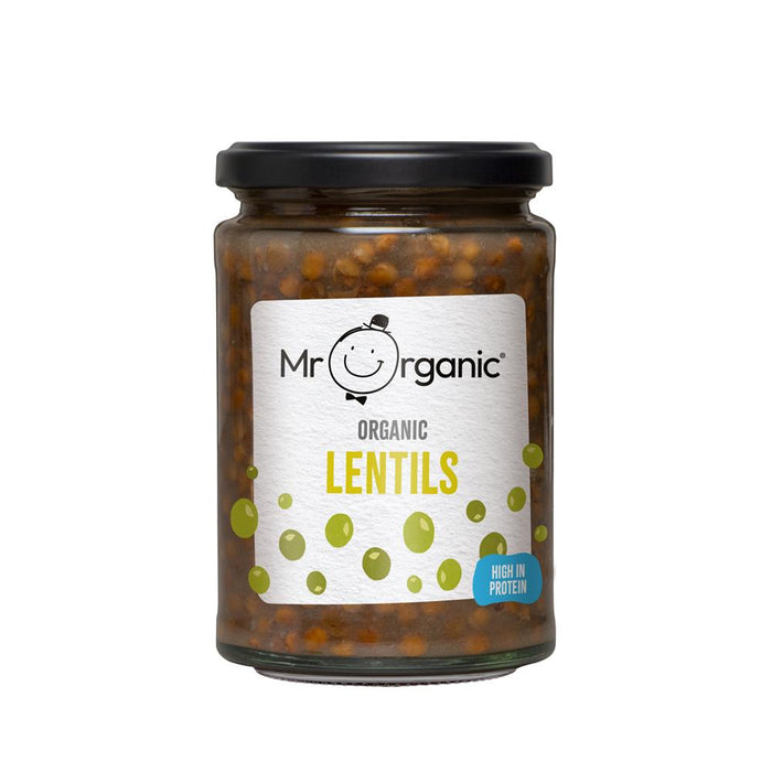 Mr Organic Lentils (in glass jar) 350g