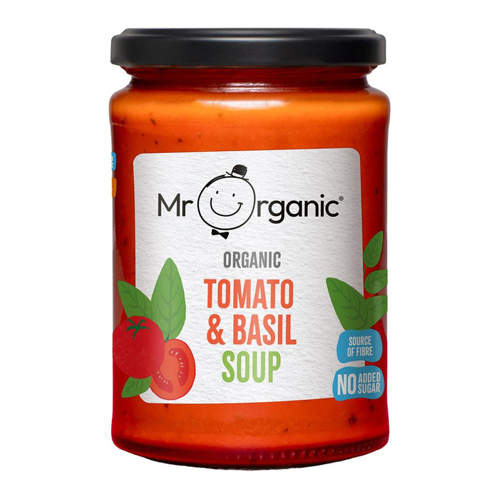 Mr Organic Tomato & Basil Soup 350g