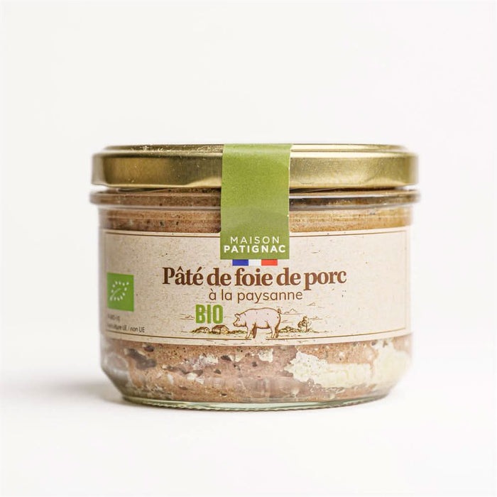Maison Patignac Organic Countrystyle Pork Pate 180g
