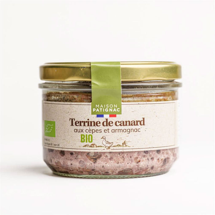 Maison Patignac Duck Terrine Mushroom Armagnac 180g