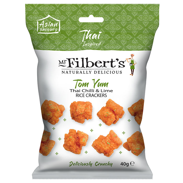 Mr Filberts Thai Tom Yum Rice Crackers 40g