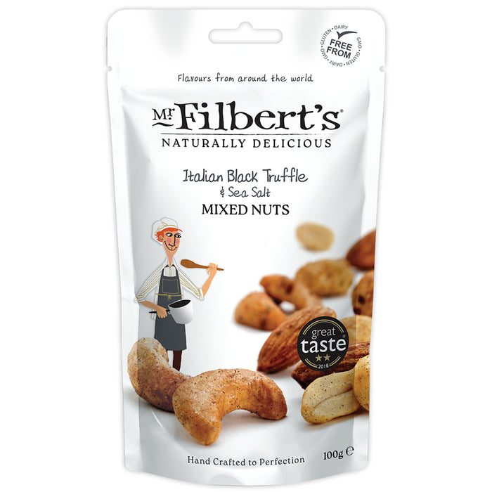 Mr Filberts Black Truffle & Sea Salt Nuts 100g