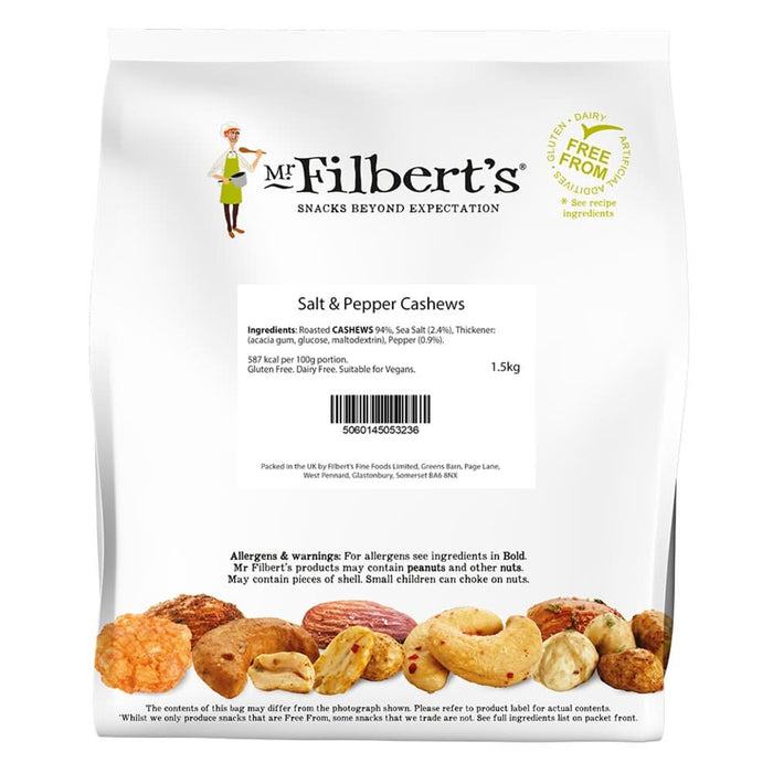 Mr Filberts Salt and Pepper Cashews 1500g