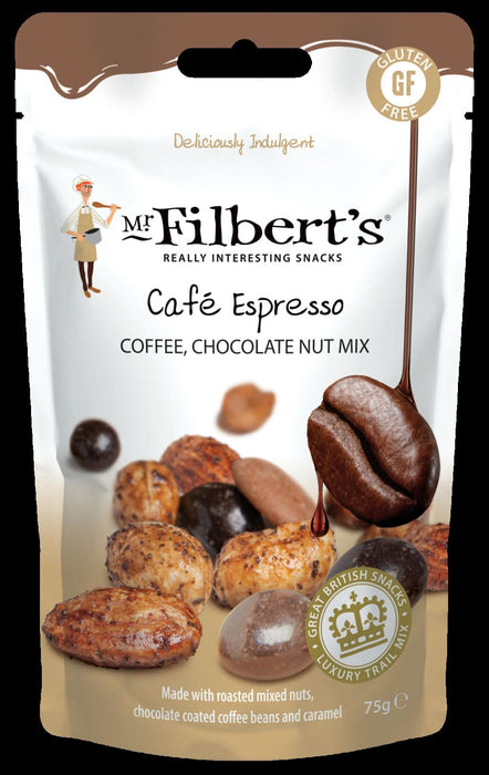 Mr Filberts Cafe Espresso Coffee Nut Mix 75g