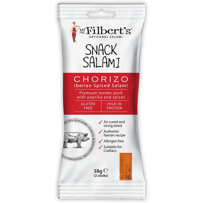 Mr Filberts Snack Salami Chorizo 38g