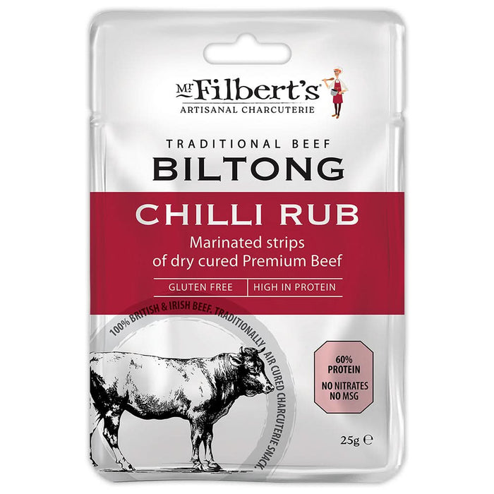Mr Filberts Chilli Biltong 25g