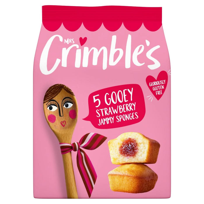 Mrs Crimbles Strawberry Sponge Cakes 175g
