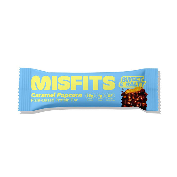Misfits Health Caramel Popcorn Bar 50g