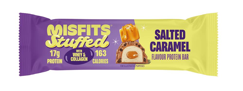 Misfits Health Stuffed Salted Caramel Bar 45g