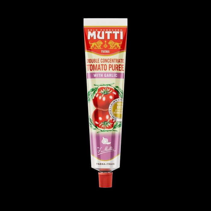 Mutti Tomato Puree with Garlic 130g