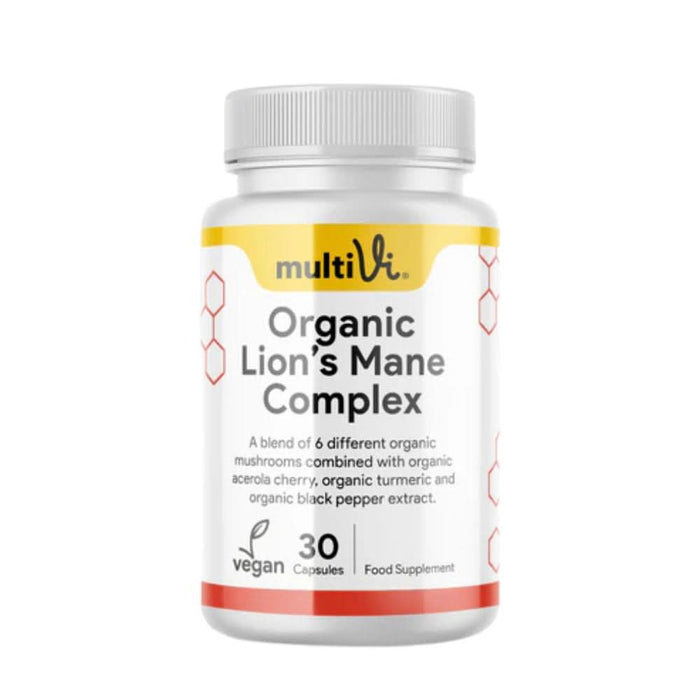 MultiVi Organic Lions Mane Complex 30 Capsules