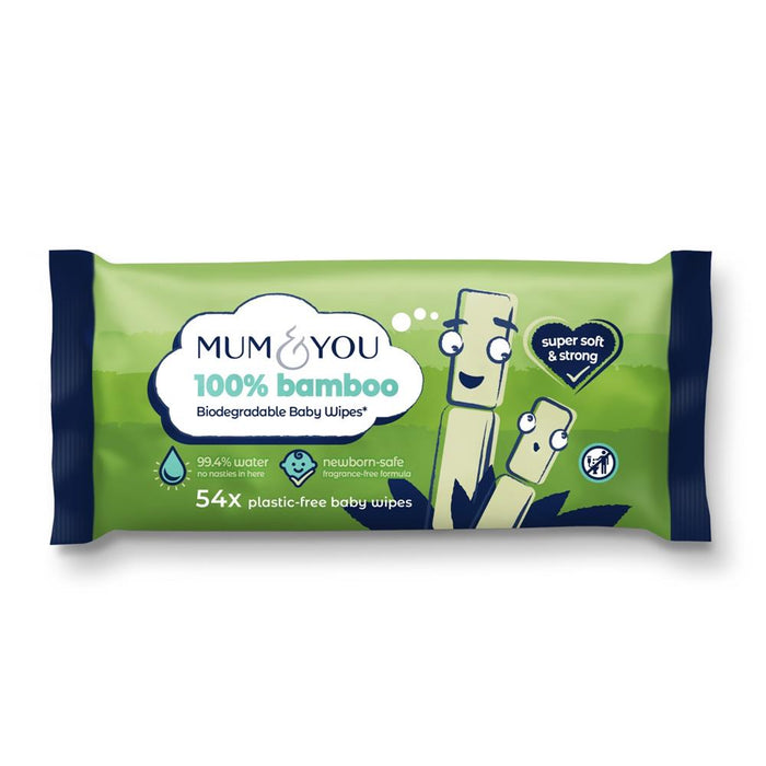 Mum & You Bamboo 54 Wipes