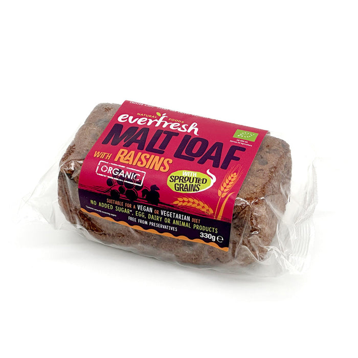 Everfresh Organic Malted Raisin Loaf 290g