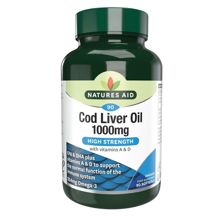 Natures Aid Cod Liver Oil 1000mg