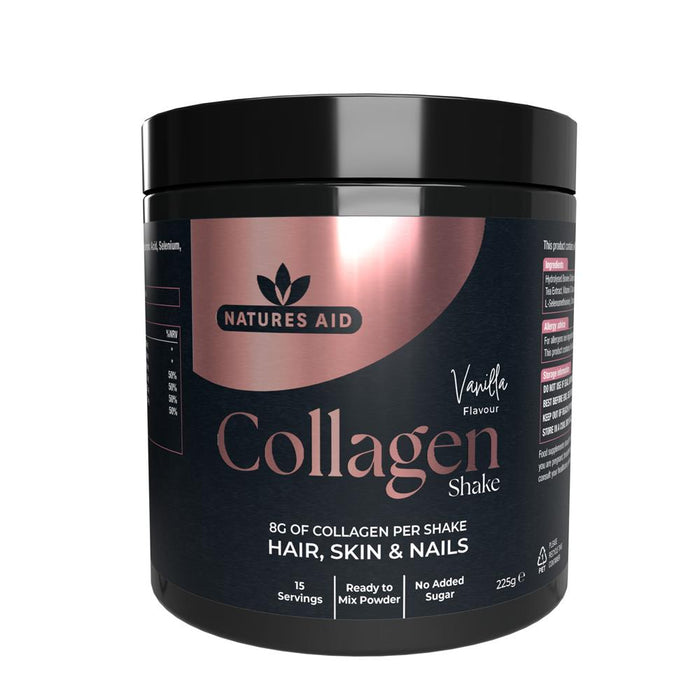Natures Aid Collagen Shake Vanilla 225g
