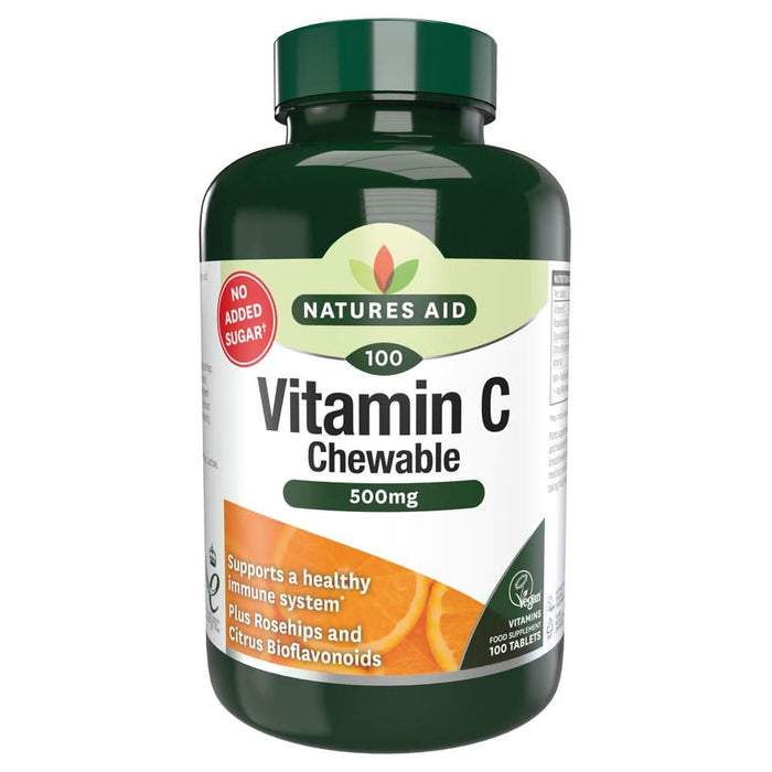 Natures Aid Vitamin C 500mg Sugar Free 100 Tablets