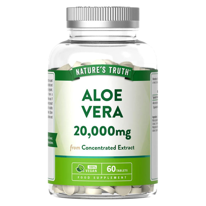 Nature's Truth Aloe Vera 20000mg 60 Tablets