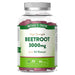 Nature's Truth Beetroot Extract 3000mg in a blue and white bottle, 60 tablets for vitamin supplementation.