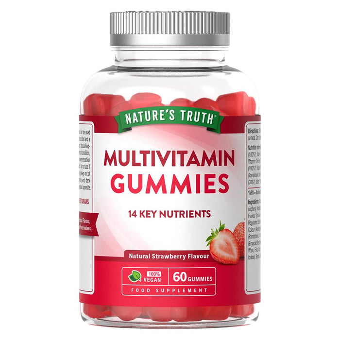 Nature's Truth Adult Multivitamin 60 Strawberry Gummies