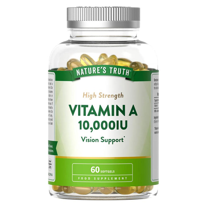 Nature's Truth Vitamin A 10,000iu 60 Softgels