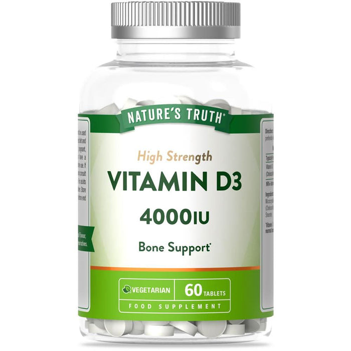 Nature's Truth Vitamin D3 60 Tablets