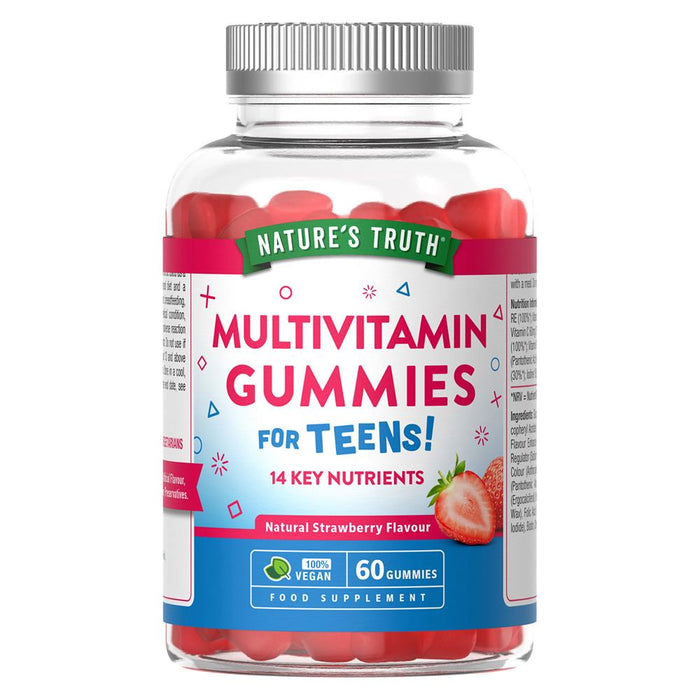 Nature's Truth Teen Multivitamin 60 Strawberry Gummies