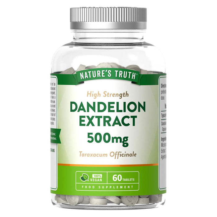 Nature's Truth Dandelion Extract 500mg 60 Tablets