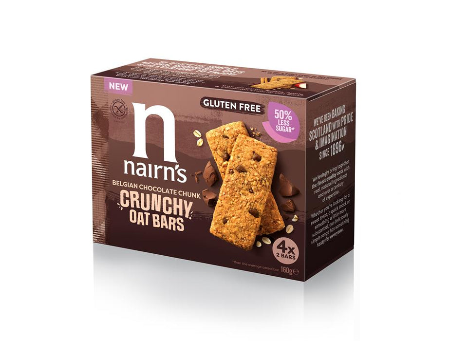 Nairns Belgian Choc Chunk Crunchy Oat 160g
