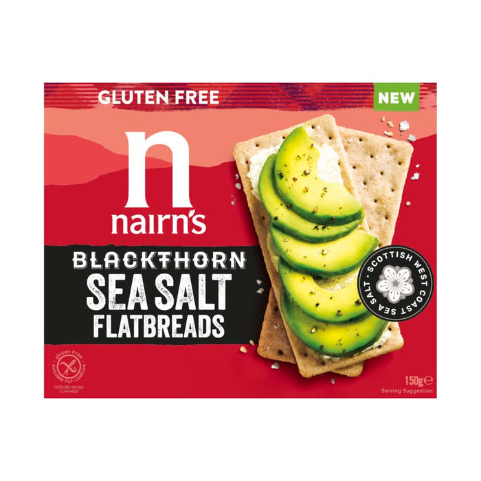 Nairns Blackthorn Sea Salt Flatbreads 150g