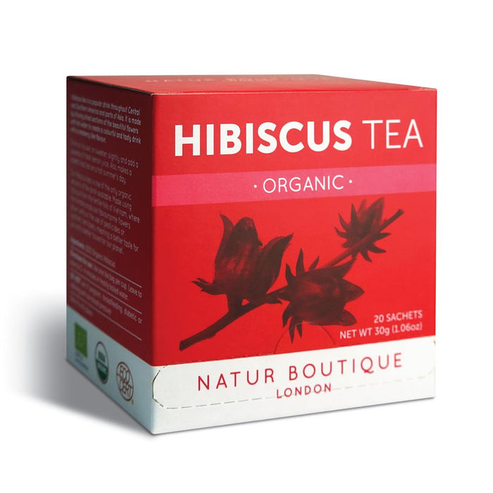 Natur Boutique Organic Hibiscus Tea 20 Sachets