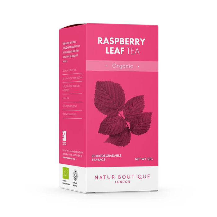 Natur Boutique Organic Raspberry Leaf Tea 20 Bags