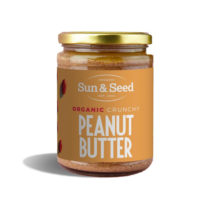 Sun and Seed Organic Crunchy Peanut Butter 500g