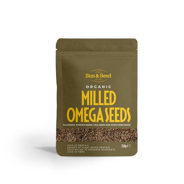 Sun and Seed Organic Milled Omega Seeds 250g