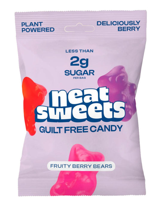 Neat Sweets Fruity Berry Gummy Bears 50g