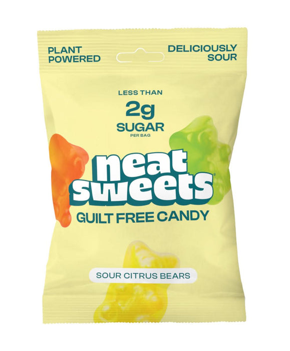 Neat Sweets Sour Citrus Gummy Bears 50g