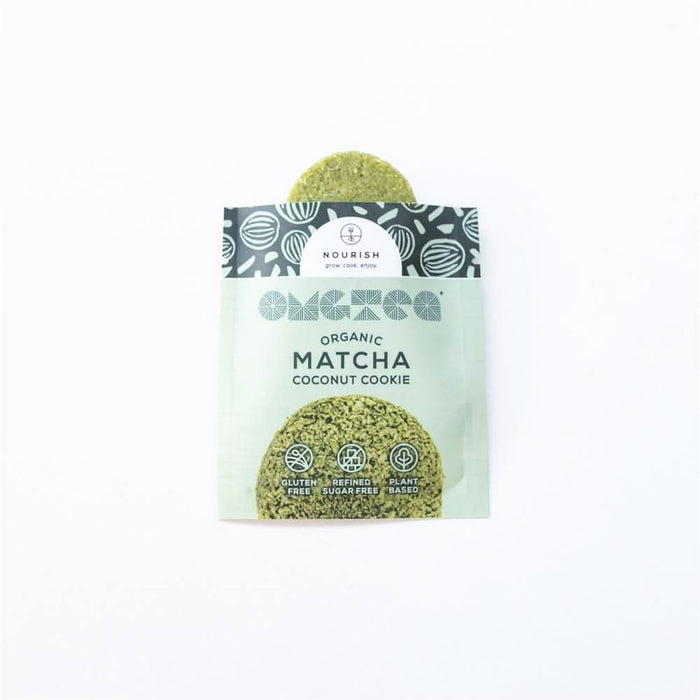 Nourish Grow Cook Enjoy Organic Matcha Coconut Cookie 20g