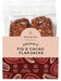 Organic fig and cacao flapjacks in a clear bag, gluten-free, dairy-free, and high in fiber, by Nourish Grow Cook Enjoy.